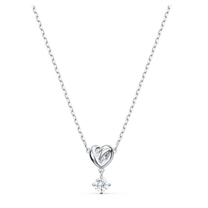 Swarovski Lifelong Heart Pendant, White