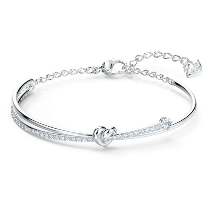 Swarovski Lifelong Heart Bangle, White