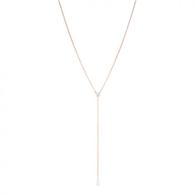 Swarovski attract store necklace rose gold