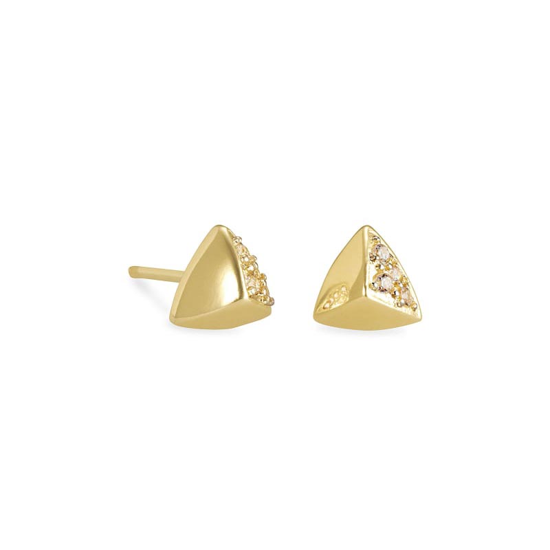 Kendra Scott Perry Stud Earrings in Gold Tone | Borsheims