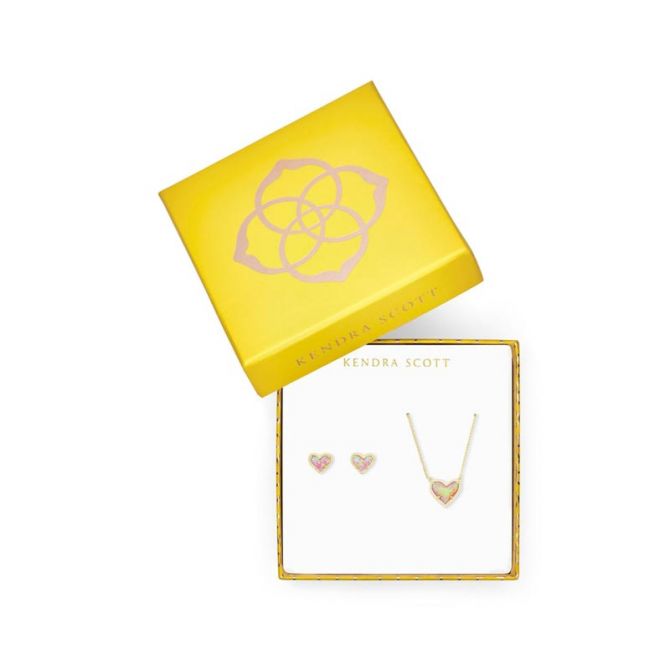 Kendra Scott Elisa Pendant Necklace In Light Pink Drusy/ Gold | ModeSens
