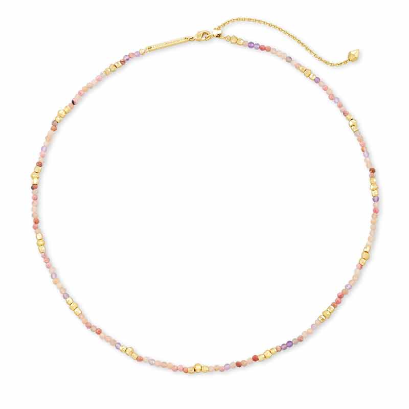 Kendra Scott Scarlet Gold Tone Collar Necklace in Pastel Mix ...