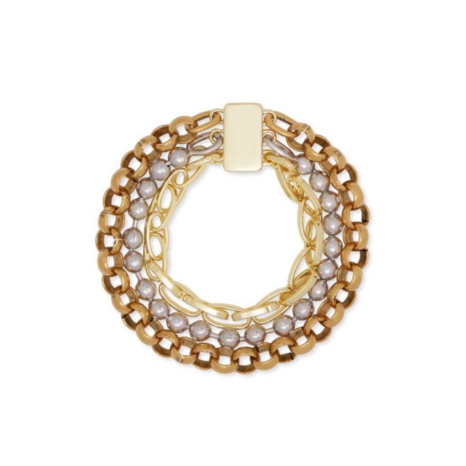 Kendra Scott Brylee Chain Bracelet in Mixed Metal