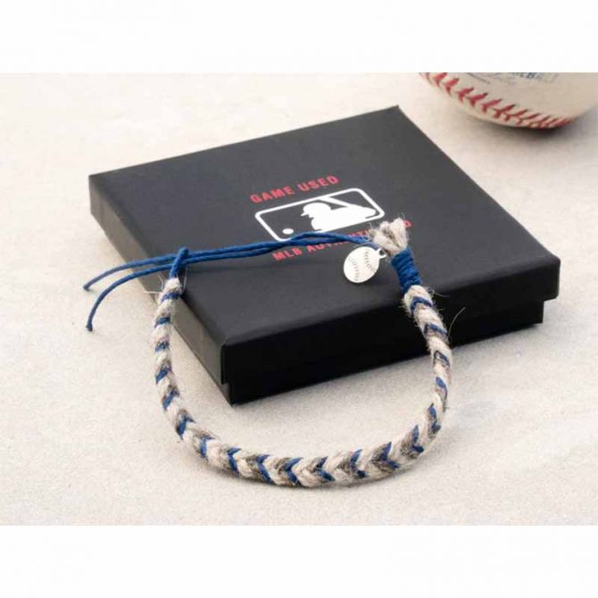 MLB Game Used Baseball Friendship Bracelets