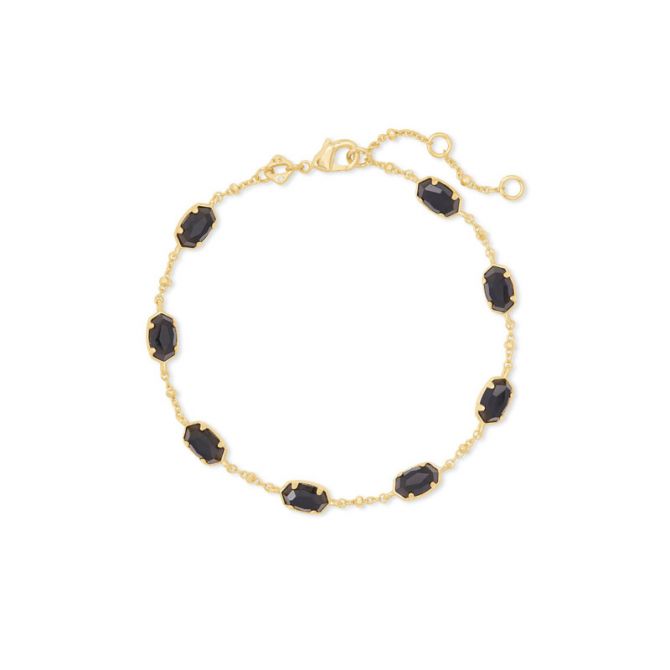 Emilie Gold Chain Bracelet in Iridescent Drusy | Kendra Scott
