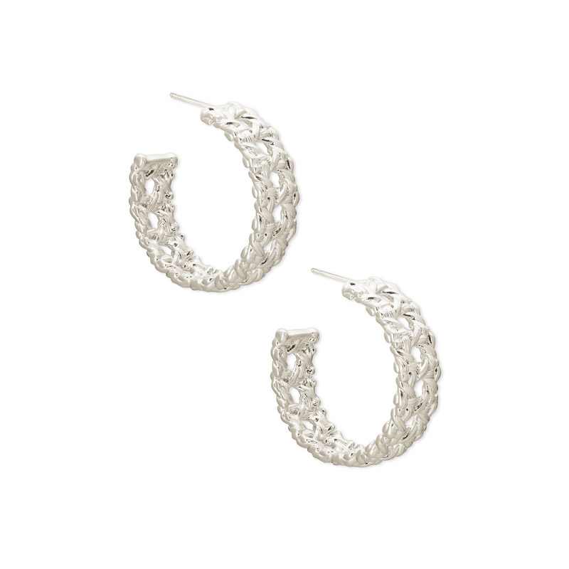 stud hoop earrings