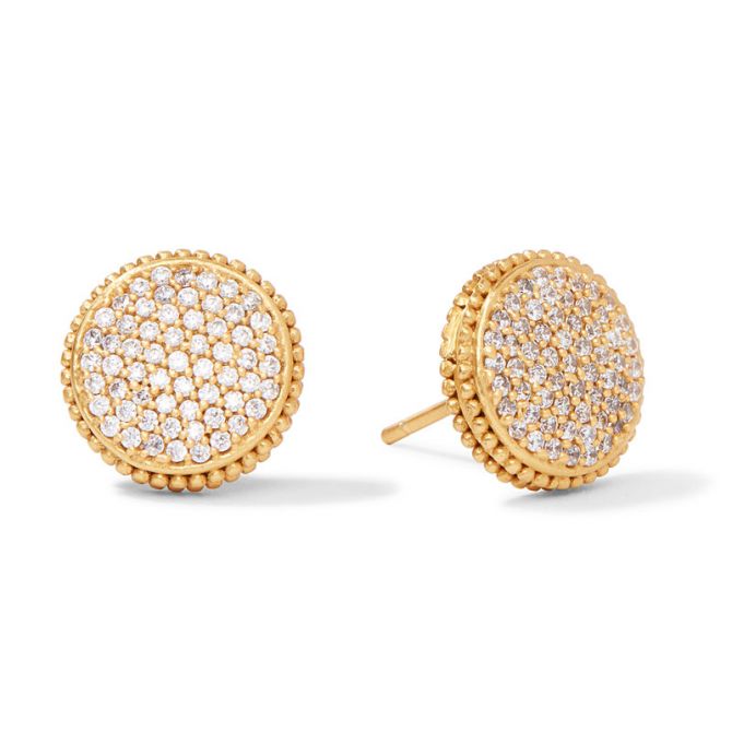 Julie Vos Fleur de Lis PavÃƒÂ© Stud Earrings