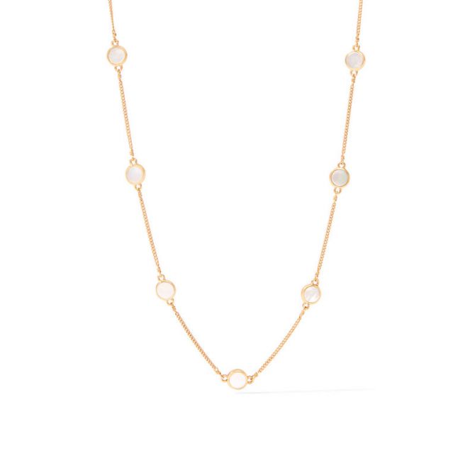 Julie Vos Valencia Delicate Station Necklace