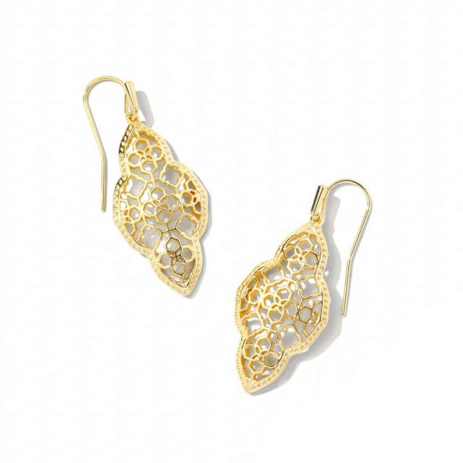 Kendra Scott Abbie Drop Earrings in Gold Tone