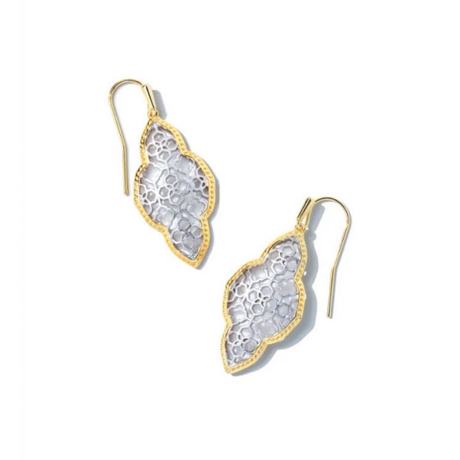 Kendra Scott Abbie Drop Earrings in Mix Metal