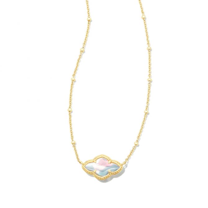 Kendra Scott Yellow Gold Plated Abbie Pendant Necklace