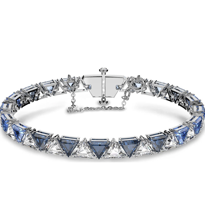 Swarovski Millenia Triangle Blue Zirconia Bracelet Borsheims 3082