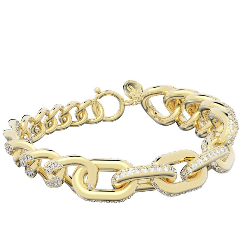 Swarovski Dextera Pave Bracelet, Yellow Gold Tone | 5622221 | Borsheims