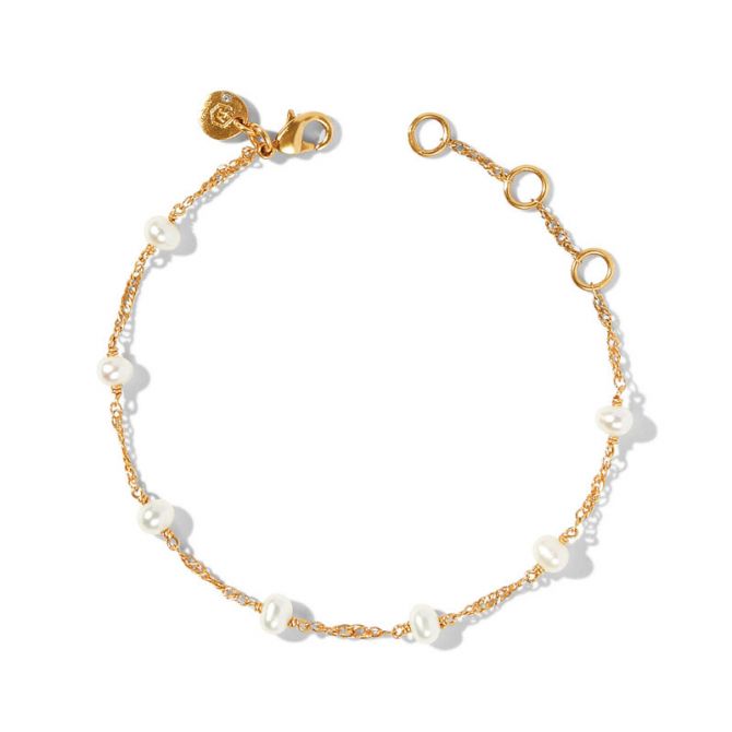 Julie Vos Charlotte Pearl Delicate Bracelet