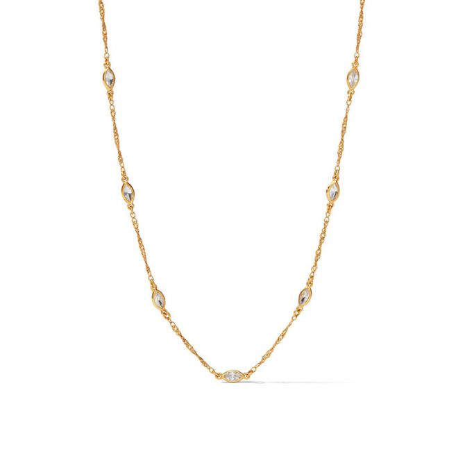 Julie Vos Charlotte Delicate Station Necklace