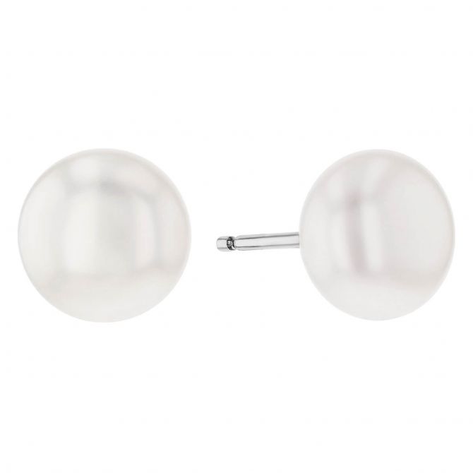 Pearly Girls Classic Pearl Stud Earrings, Small