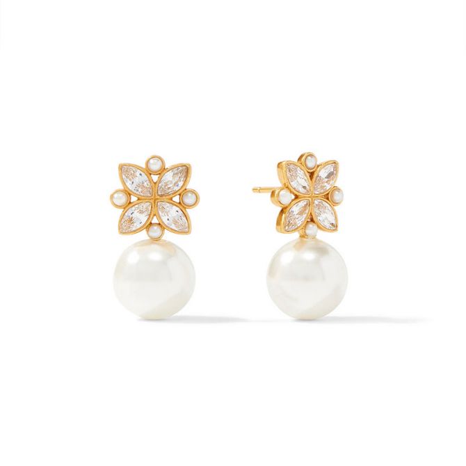 Julie Vos Charlotte Pearl Drop Earrings