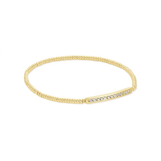 Kendra Scott Yellow Gold Plated Addison Stretch Bracelet