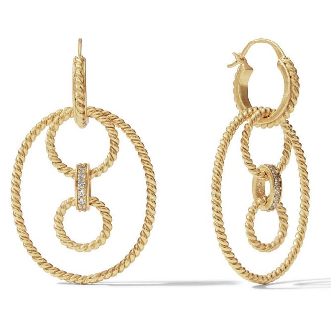 Julie Vos Monaco 3 in 1 Earrings