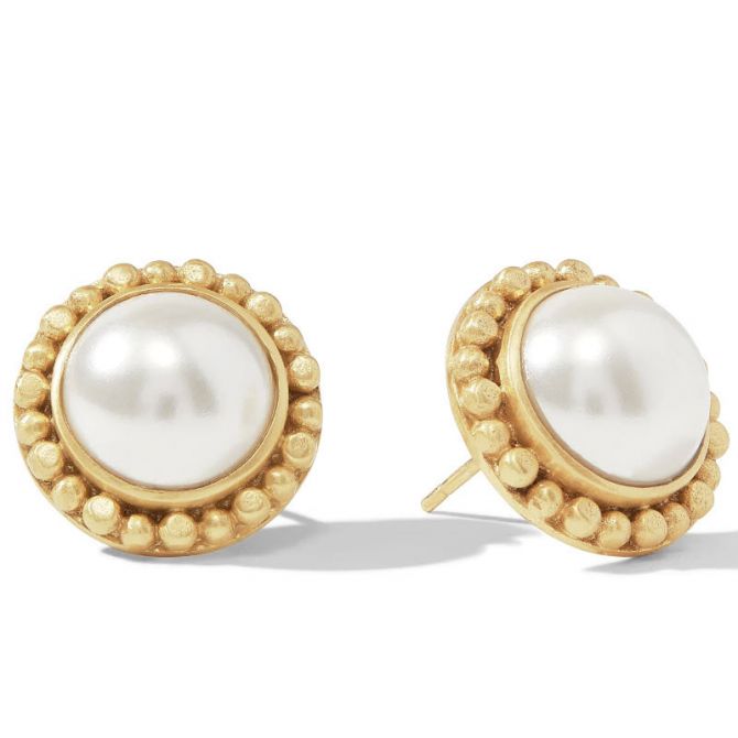 Julie Vos Marbella Pearl Earrings