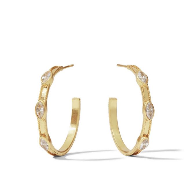 Julie Vos Monaco Medium Hoop Earrings