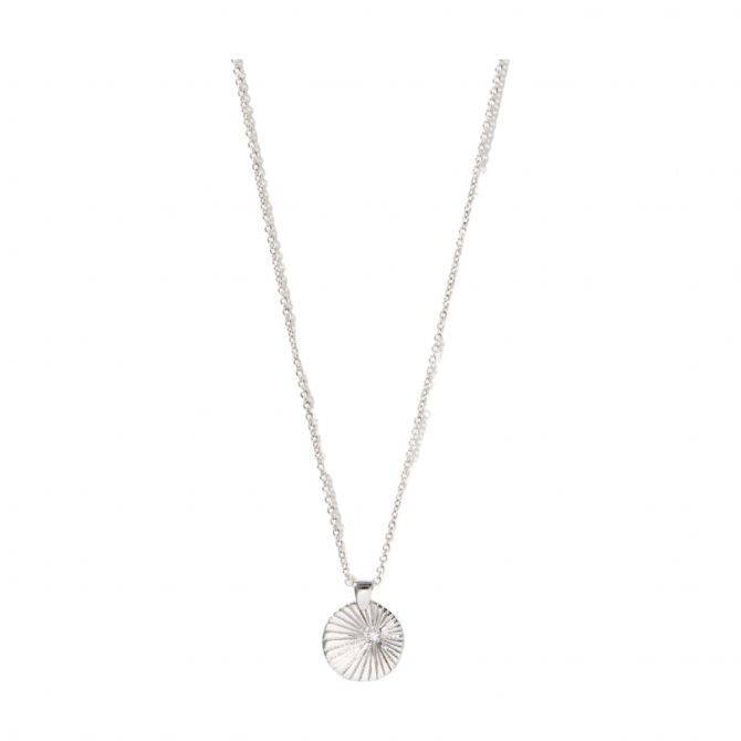 Spartina 449 Sea La Vie Shoot For The Stars Medallion Necklace, Silver