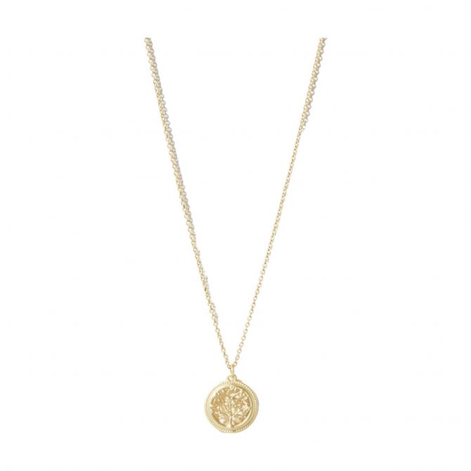 Spartina 449 Sea La Vie Flourish Tree of Life Necklace, Yellow Gold Plate