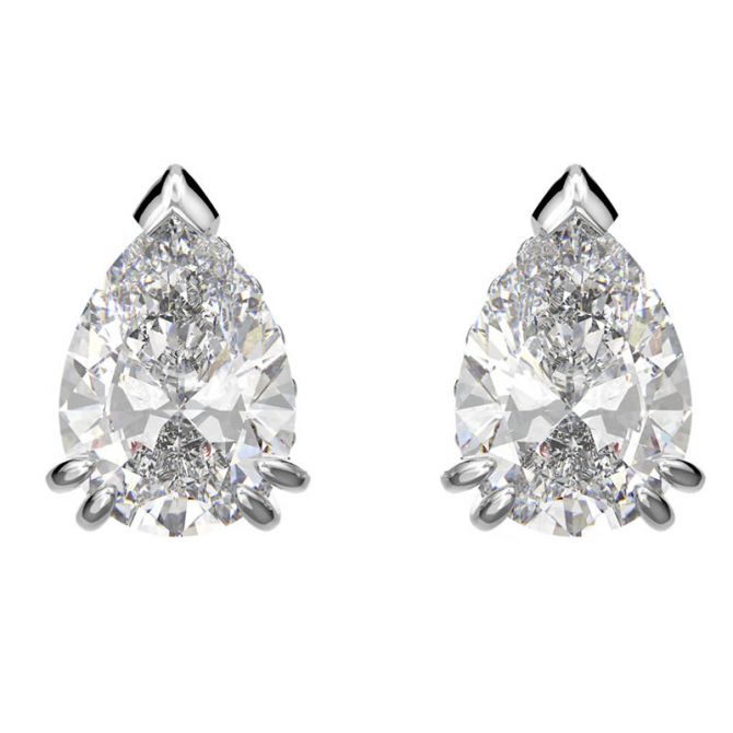 Swarovski Millenia Pear Cut Stud Earrings