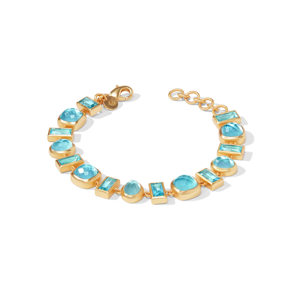 Julie Vos Antonia Tennis Bracelet, Iridescent Bahamian Blue ...