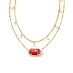 Kendra Scott Elisa Gold Necklace in Azalea Illusion | 4217703444