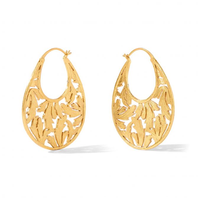 Julie Vos Ivy Statement Hoop Earrings