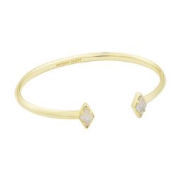 GURHAN Hoopla Gold Bangle Bracelet, 5.5mm Wide, with Diamond