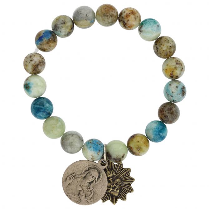 Miracle Icons by Mary Jo Pane 10mm Blue Hackmanite Bracelet