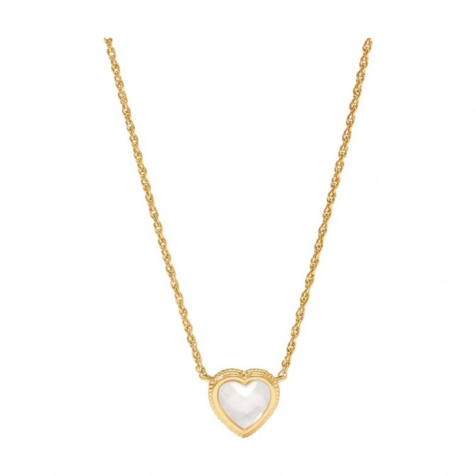 OOTD Light Academia Aesthetic Gold and Iridescent Heart Necklace | Necklace,  Pendant necklace, Pendent necklace