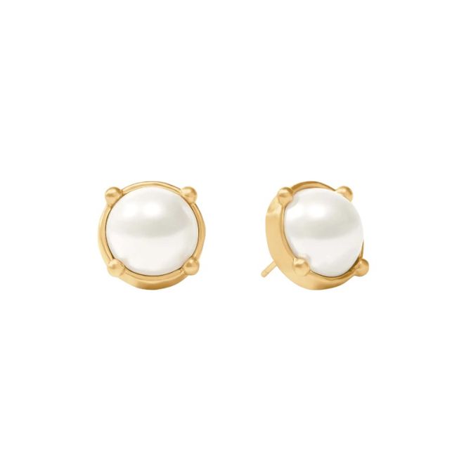 Julie Vos Honey Stud Earrings, Pearl