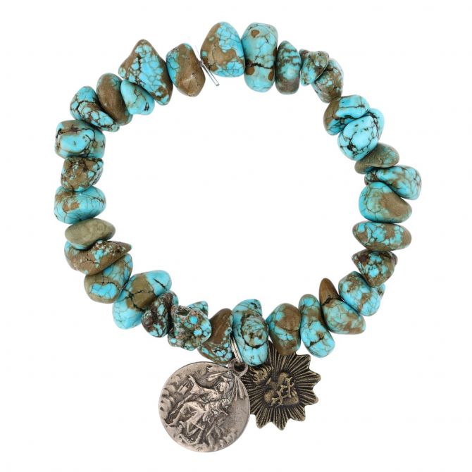 Chunk Turquoise Bracelet