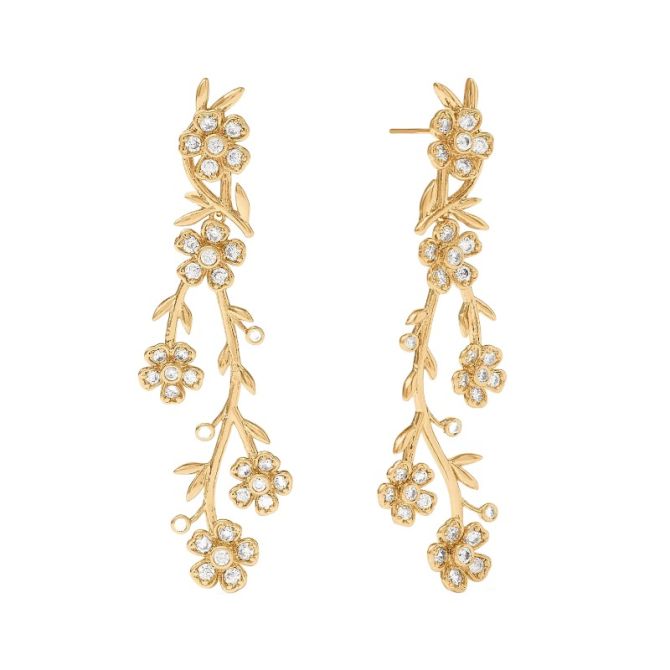 Julie Vos Laurel Statement Earrings