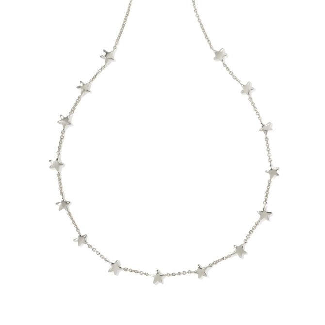 Kendra Scott Sierra Star Strand Necklace in Silver