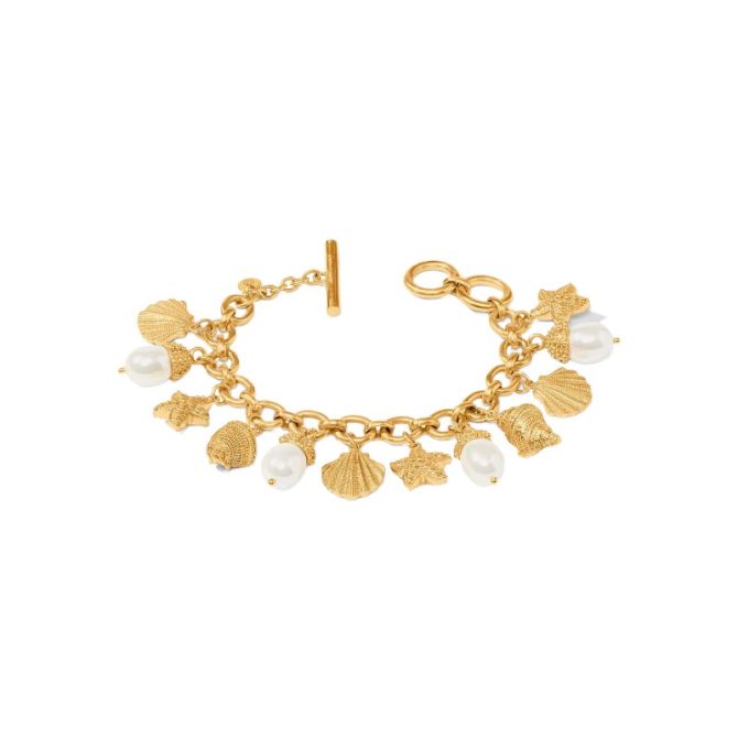 Julie Vos Sanibel Charm Bracelet, Pearl