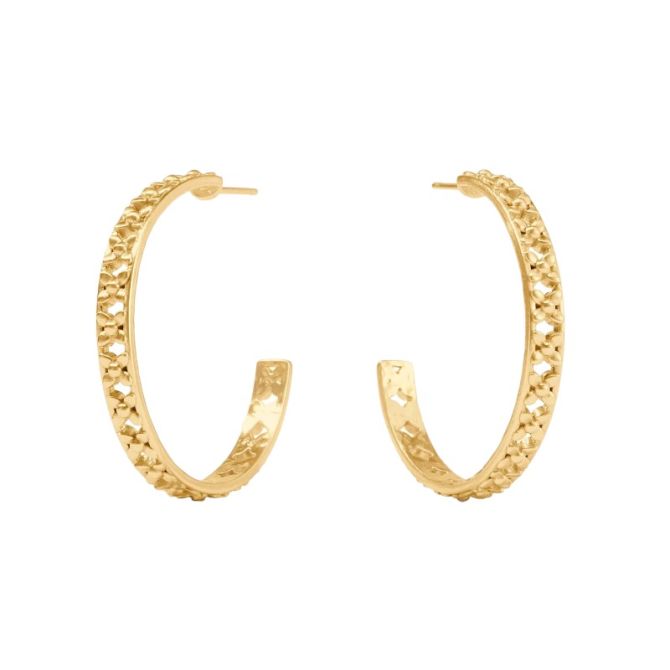 Julie Vos Helene Hoop Earrings, Large