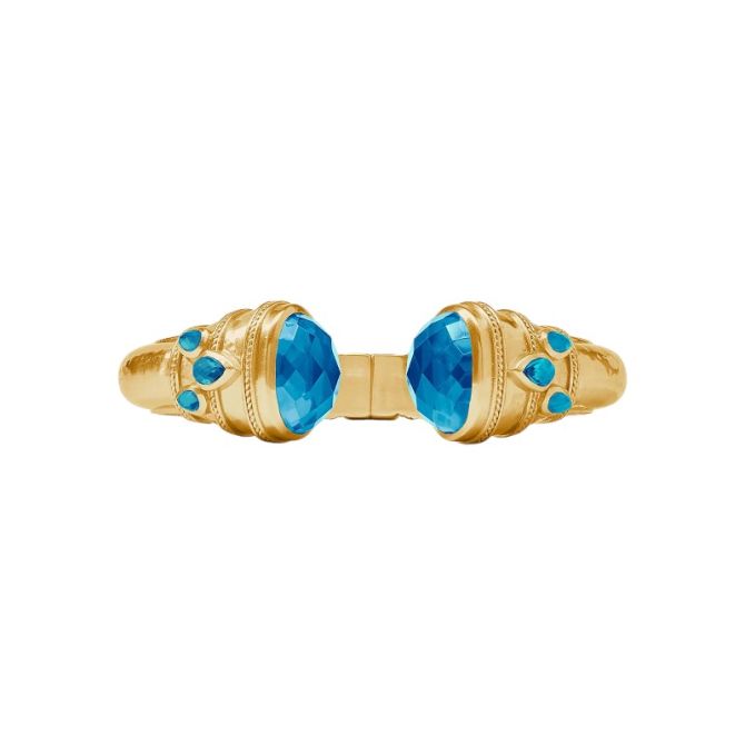 Julie Vos Cannes Cuff, Iridescent London Blue