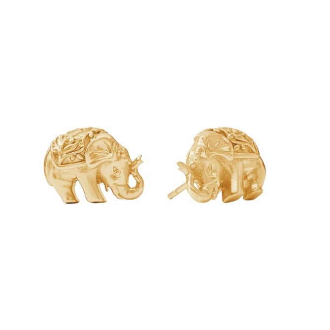 Julie Vos Elephant Stud Earrings