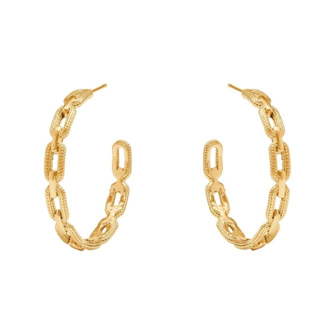 Julie Vos Cheval Paperclip Hoop Earrings, Large