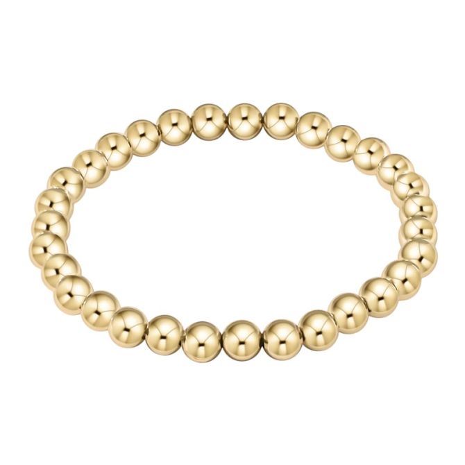 Enewton Design Classic Yellow Gold Beaded Bracelet, 6mm