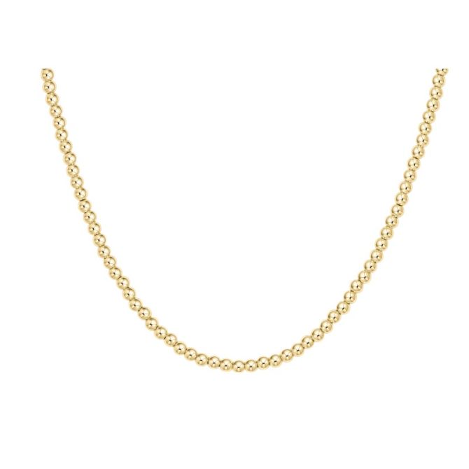 Enewton Design Classic Yellow Gold 3mm Beaded Choker, 15"