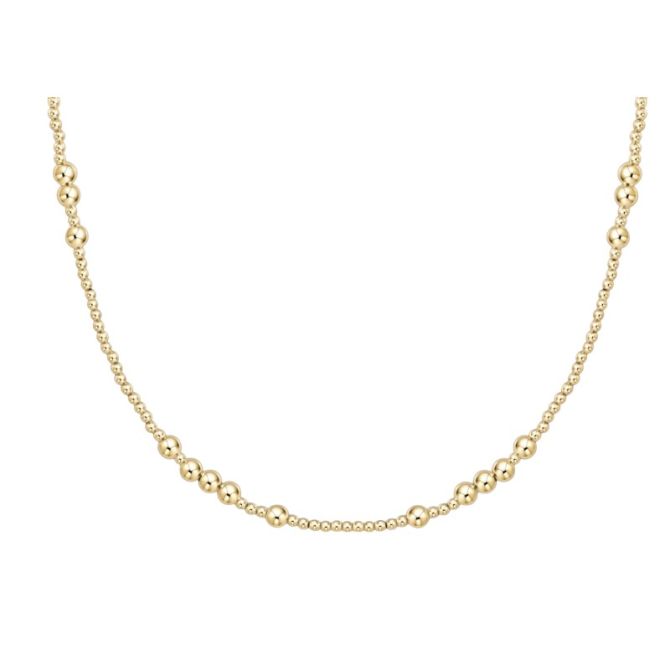 Enewton Design Hope Unwritten Yellow Gold Beaded Choker, 15"