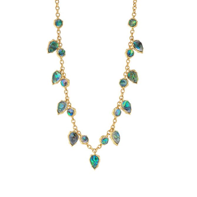 Capucine De Wulf Aurora Necklace in Abalone, 16"