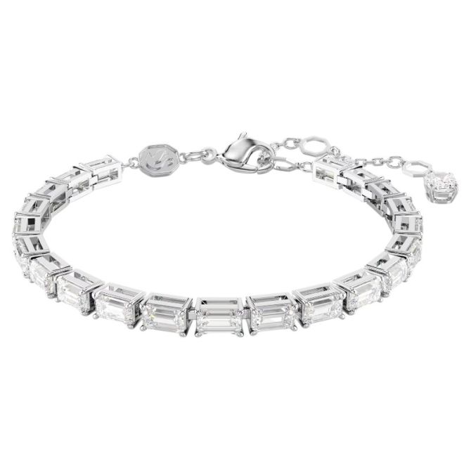 Swarovski Matrix Baguette Cut Tennis Bracelet, White