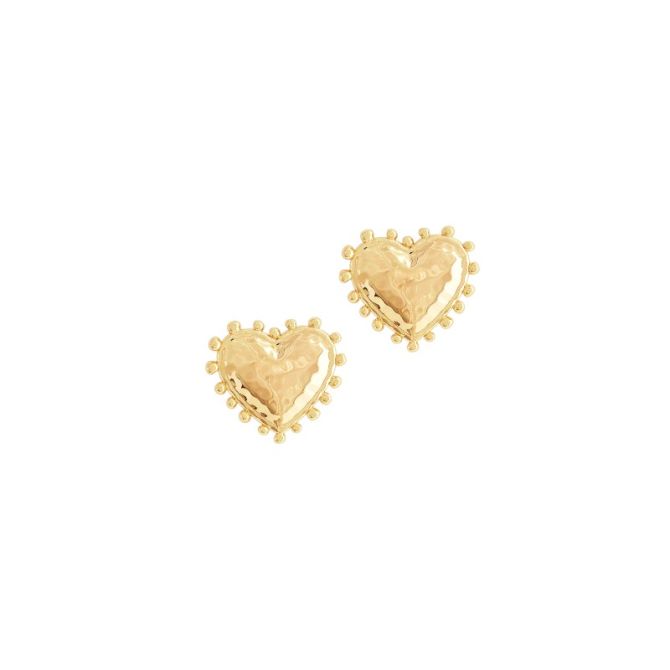 Anabel Aram Heart Stud Earrings