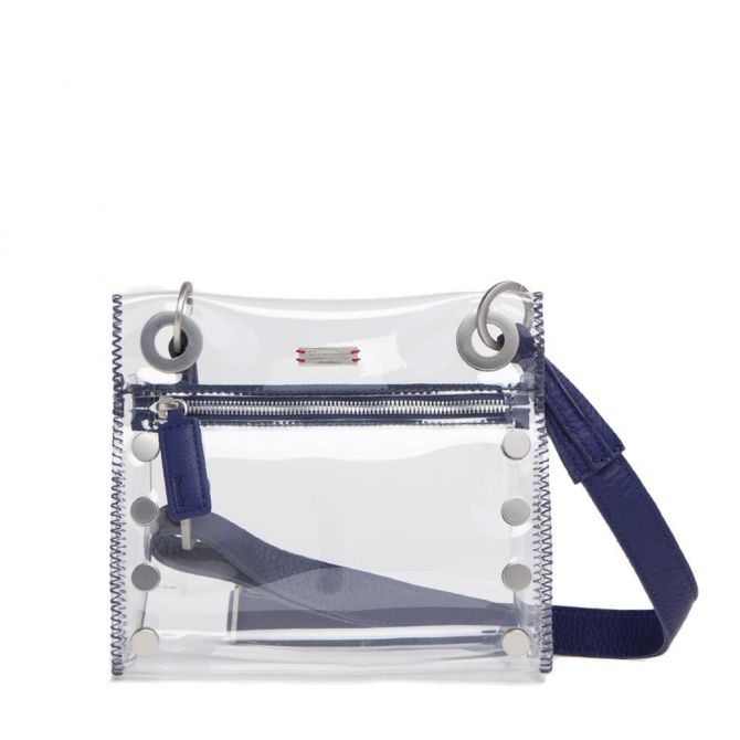 Hammitt Tony Small Crossbody, Indigo/Clear